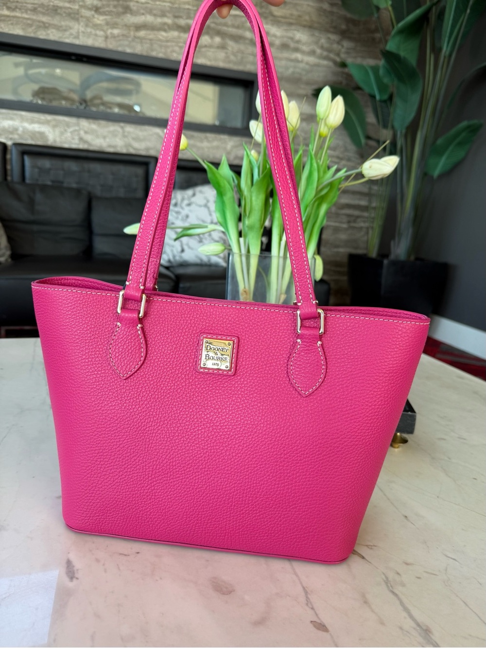 New Dooney & Bourke Lucca Leather Jessie Tote Bag - Picture 14 of 16